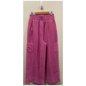 URBAN OUTFITTERS Wide Leg Soft Corduroy Purple Boho Pants